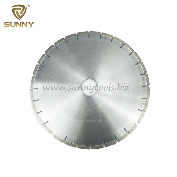400mm Silent Core Fan Shape Segment Granite Diamond Saw Blade